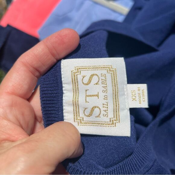 Sail to Sable Size XXS Pullover  sweater preppy coastal librarian teacher boho - Picture 5 of 5